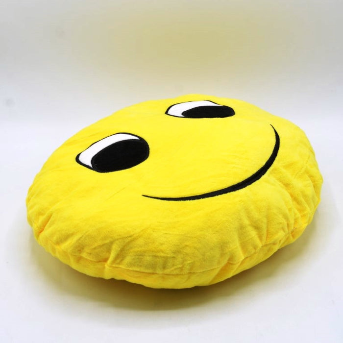 Smile Emoji Shape Soft Stuff Toy