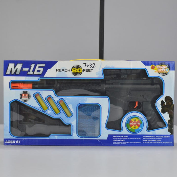 M-16 Manual Dart & Water Shooting Gun