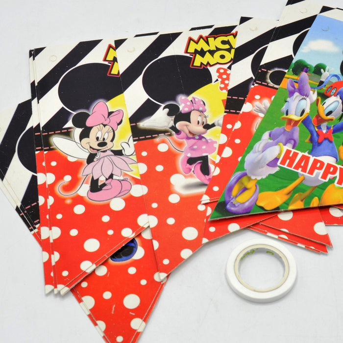 Mickey Mouse Happy Birthday Banner