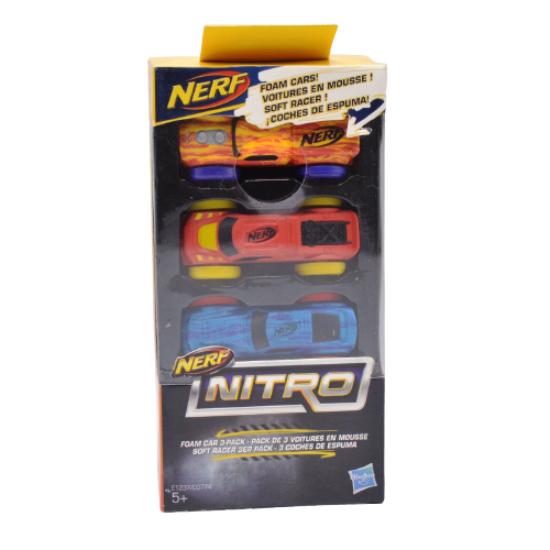 Hasbro Nerf Soft Racer Car Pack Of 3 E1237
