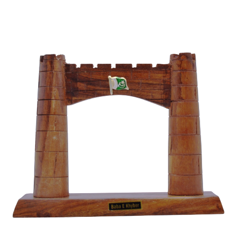 Wooden Baba-e-Khyber Decoration Piece