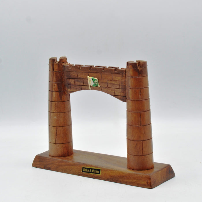 Wooden Baba-e-Khyber Decoration Piece