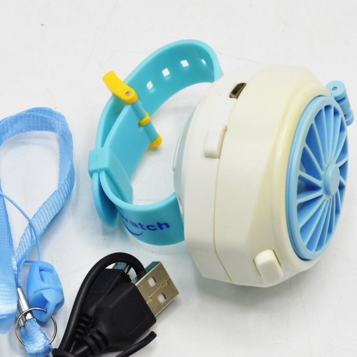 Rechargeable Portable Modren Fan With Light