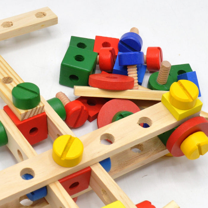 Multi Functional Wooden Nut Combination For Kids