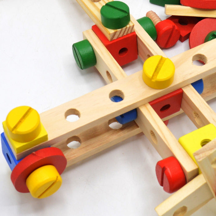 Multi Functional Wooden Nut Combination For Kids