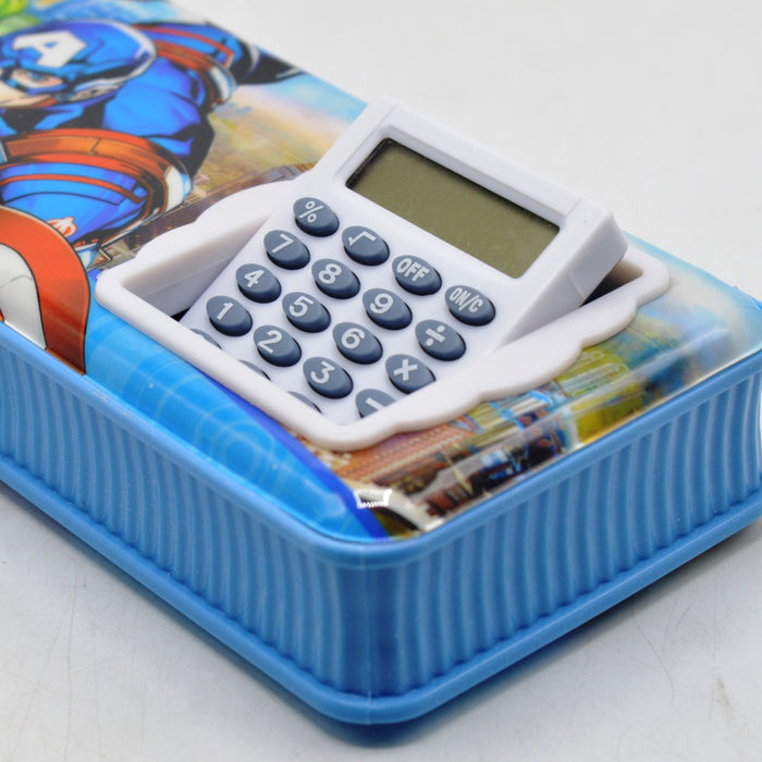 Avengers Heroes Theme Geometry Box With Calculator