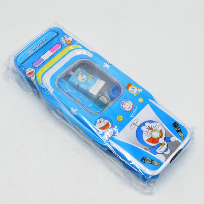 Doraemon Car Theme Geometry Box With Accessories