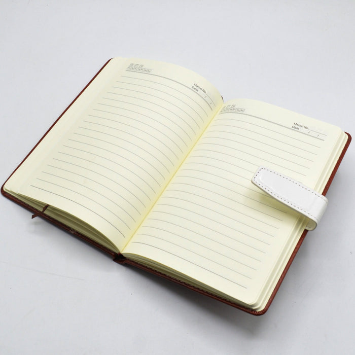 Brown Color Leather Notebook Diary