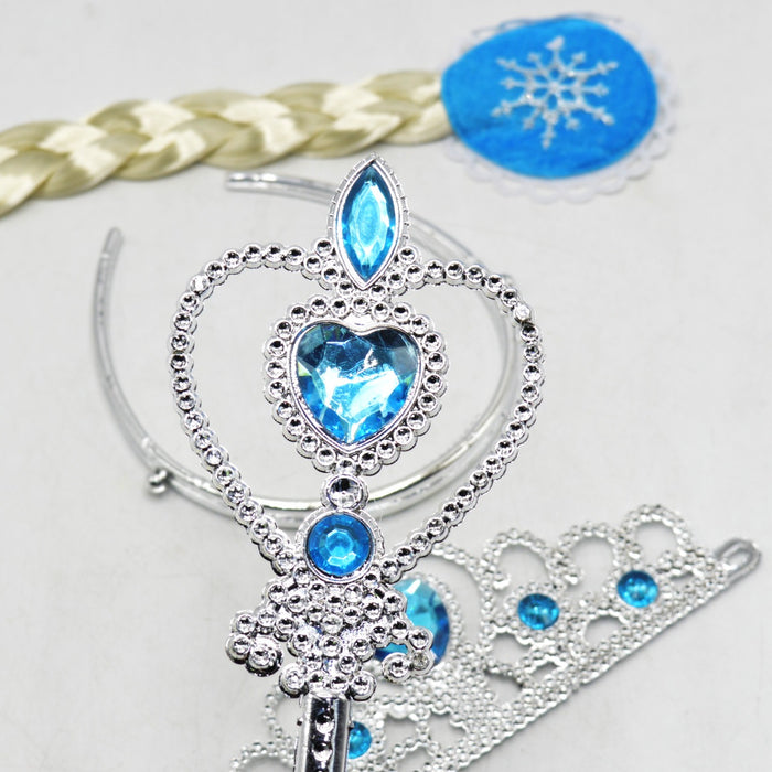 Frozen Princess Hair Accessories Crown wig for kids