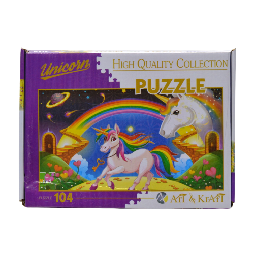 Unicorn Character Puzzle Game