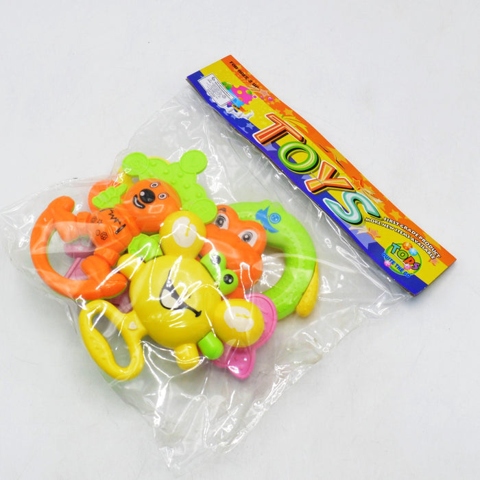 Animal Rattle Set Pack Of 6