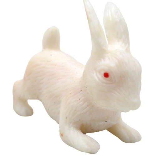 Realistic Rubber Rabbit Toys
