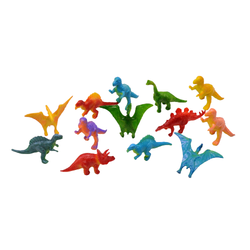 Pack Of 10 Mini Dinosaur Toys