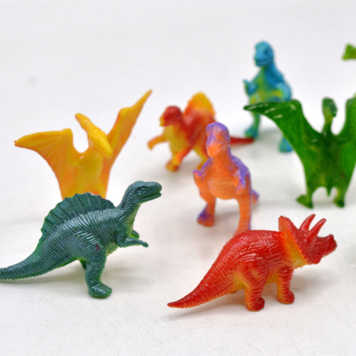 Pack Of 10 Mini Dinosaur Toys