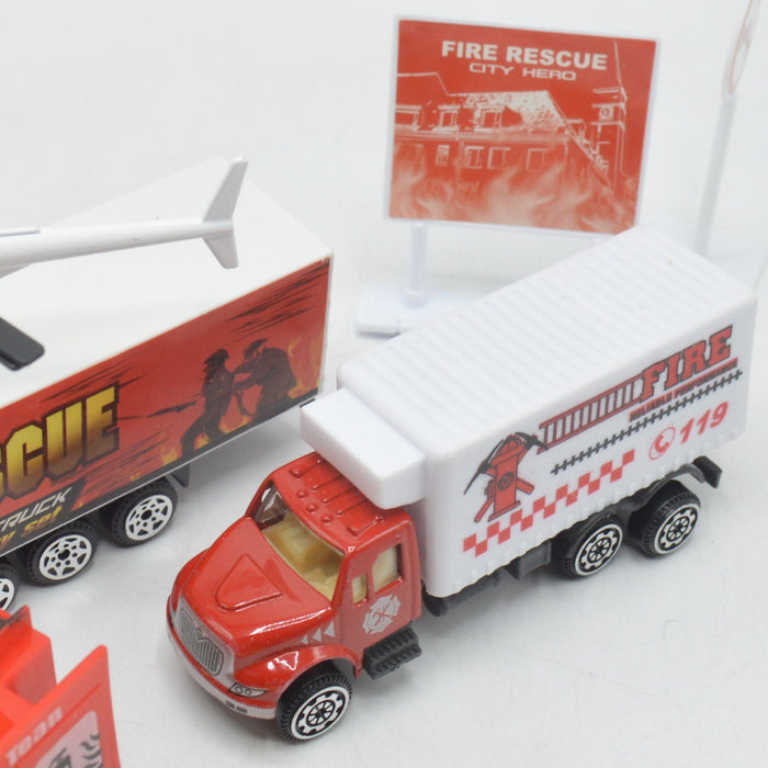 Die-cast Fire Rescue Playset