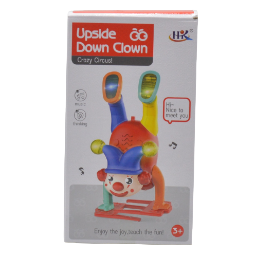 Upside & Down Clown with Light & Sound