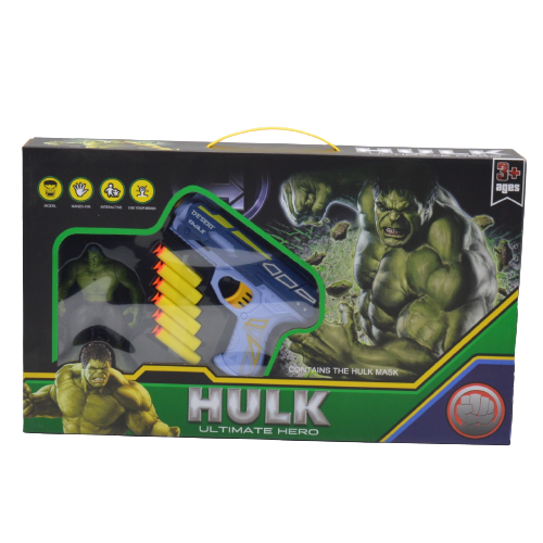 Super Blaster Gun With Hulk Figure