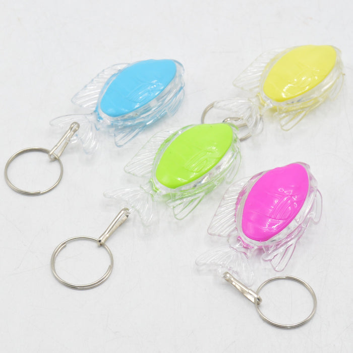 Mini Fish Shape LED Light Keychain