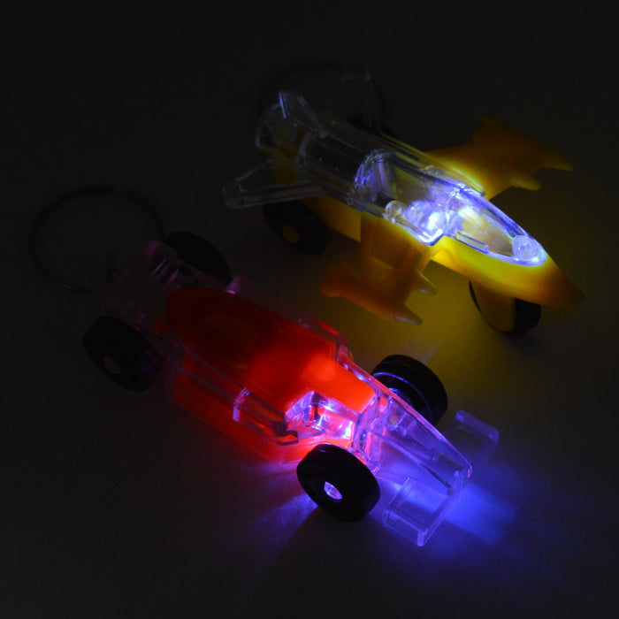 Mini Car Shape LED Light Keychain