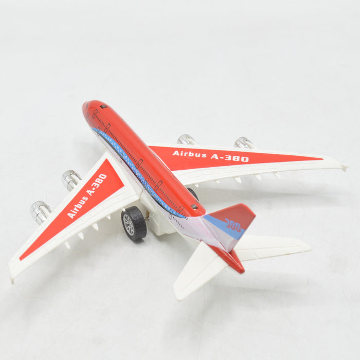 Diecast Metal Body Airplane With Light & Sound