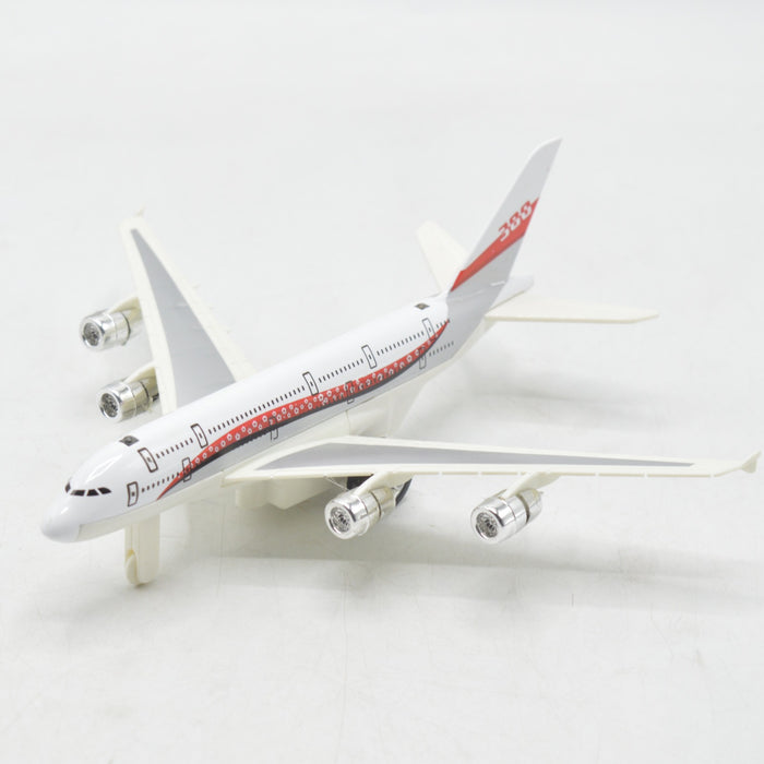 Diecast Metal Body Airplane With Light & Sound