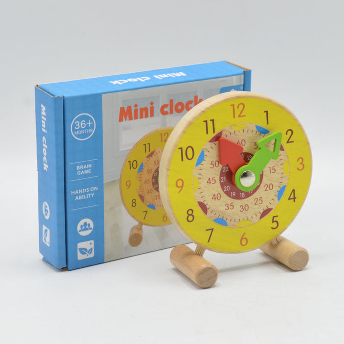 Mini Wooden Clock For Kids