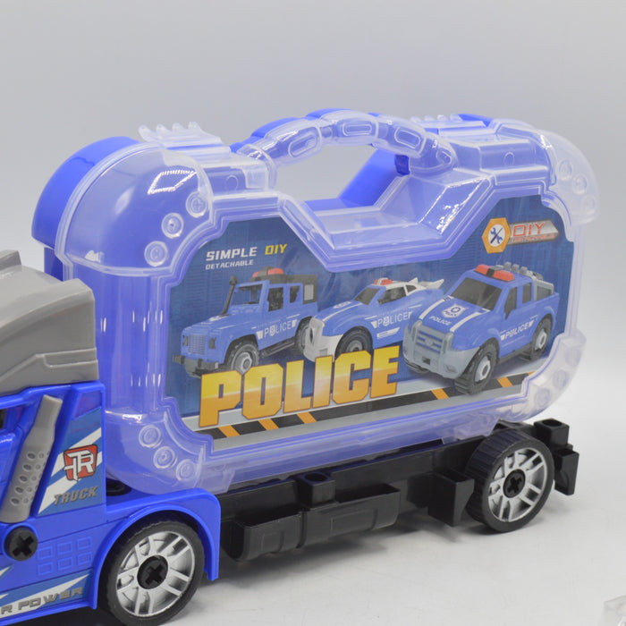 DIY Police Super Power Truck With Light & Sound
