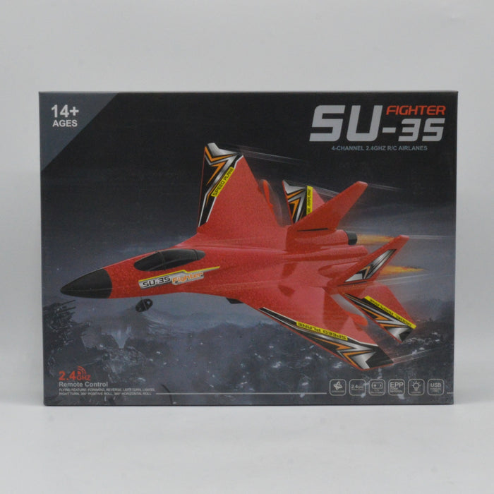 Rechargeable Remote Control SU-35 Fighter Flying Jet