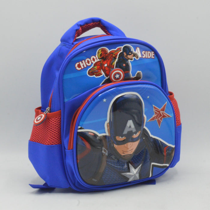 Captain America Theme Small School Bag