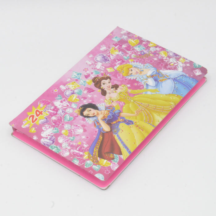 2 in 1 Princess Stationery Set 24 Pieces
