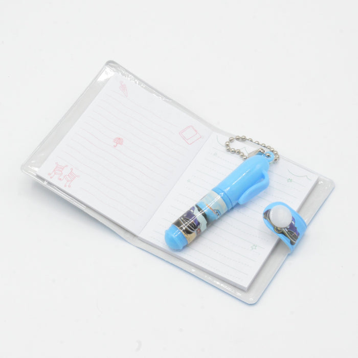 Cars Theme Mini Diary With Pen