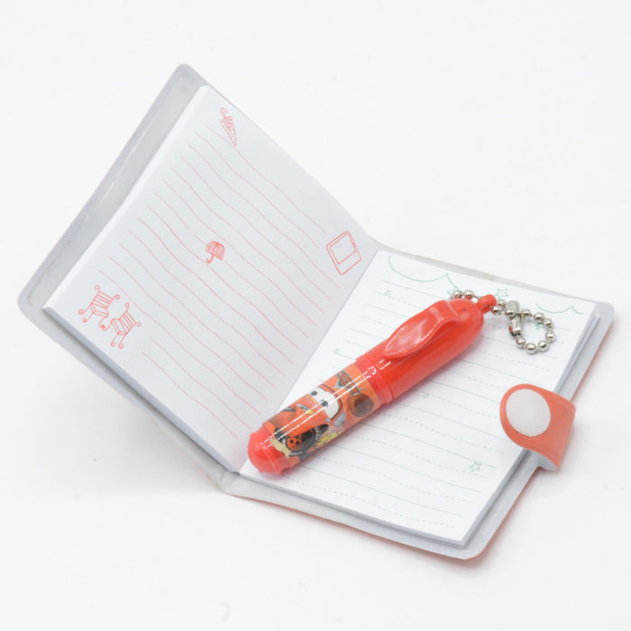 Cars Theme Mini Diary With Pen