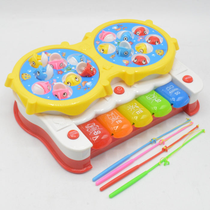 Little Piano With Fishing Game Playing and Learning
