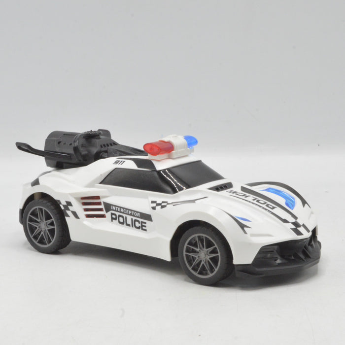 Police Theme Stunt Spray RC Car