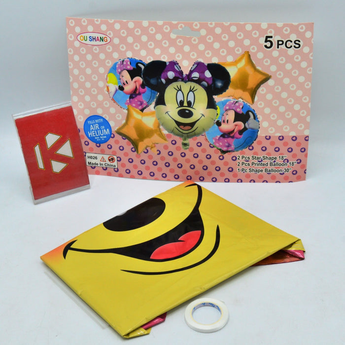 Mickey Mouse Theme Balloon Pack of 5