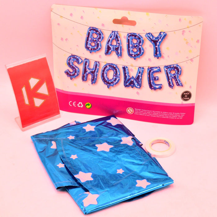 Baby Shower Alphabets Foil Balloons Set