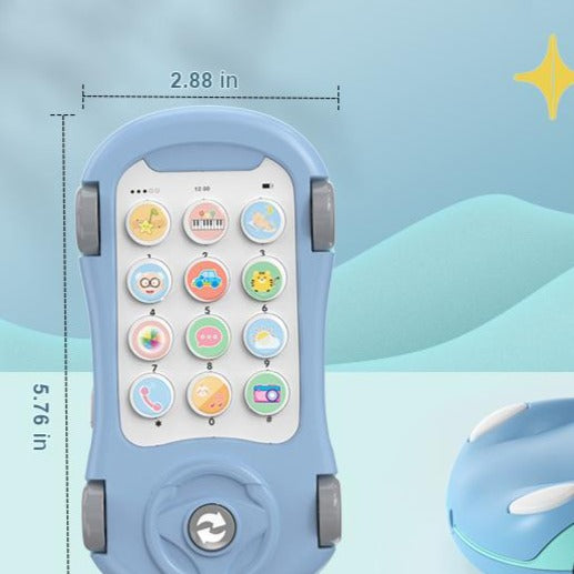Baby Early Learning Toy Car Phone and Teether