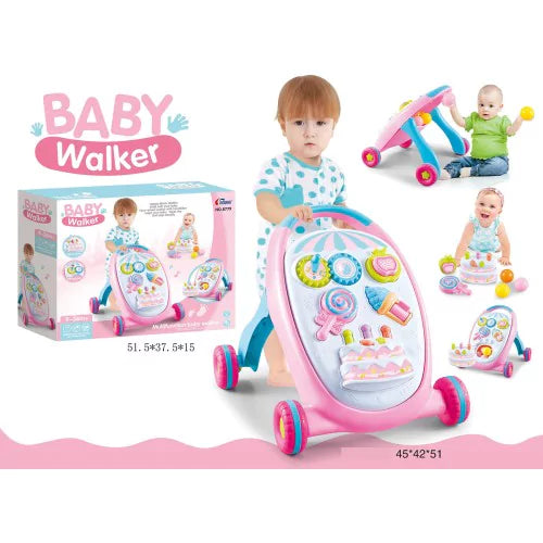 Activity Baby Walker Pink 8779