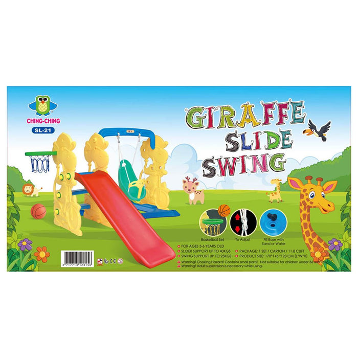Giraffe Slide With Swing