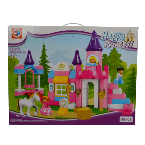 Mainan Block Happy Princess Building Blocks