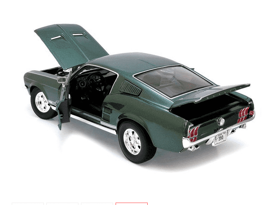 Maisto 1967 Ford Mustang GTA Fastback, 1/18 Scale Diecast Car