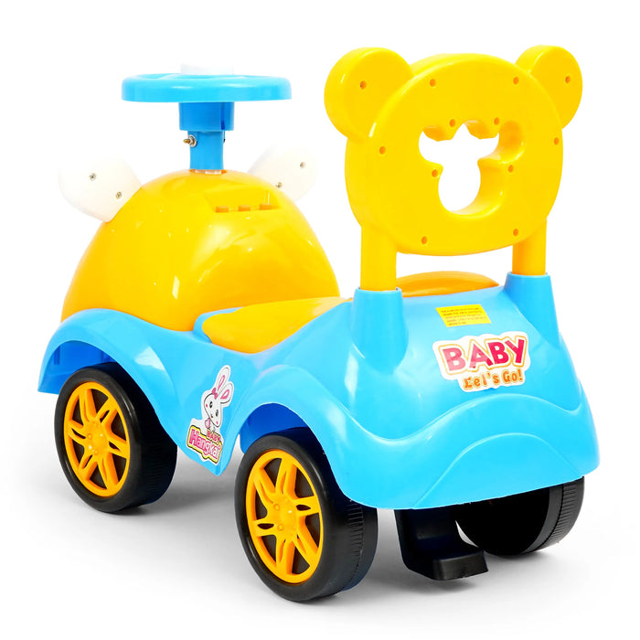 Rabbit Theme Baby Push Car