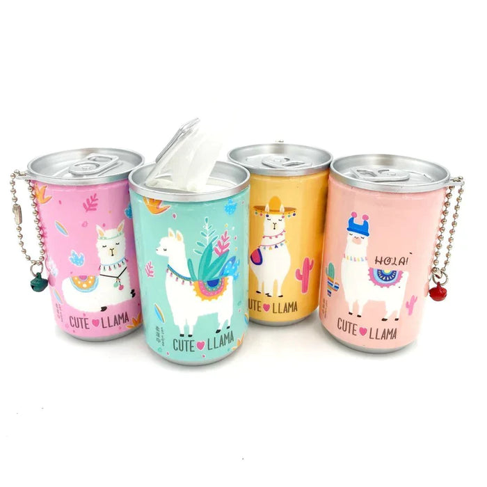 Mini Cartoon Can Skin Care Cleaning Wet Wipes