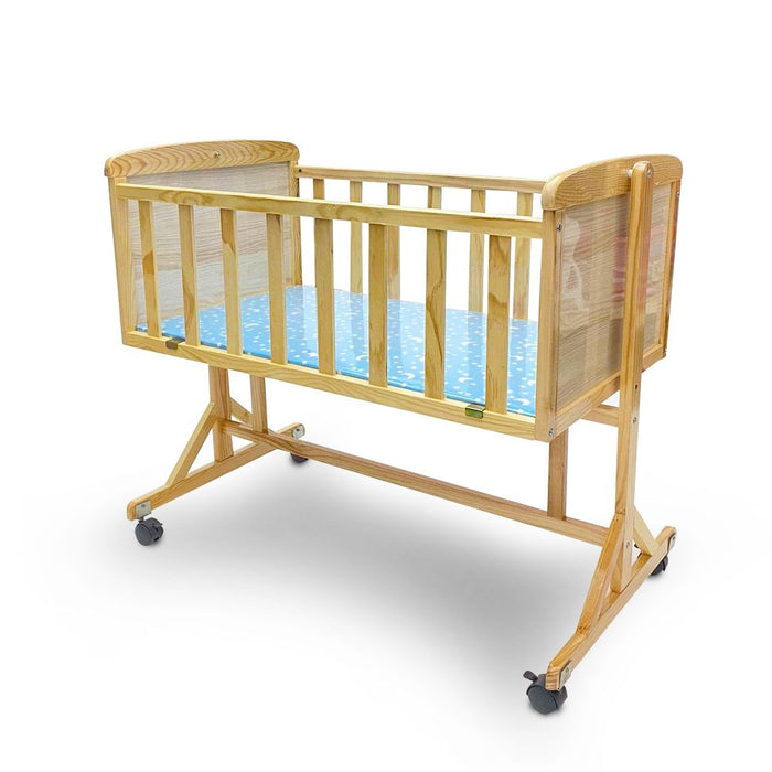 New Born Baby Wooden Swing Cot