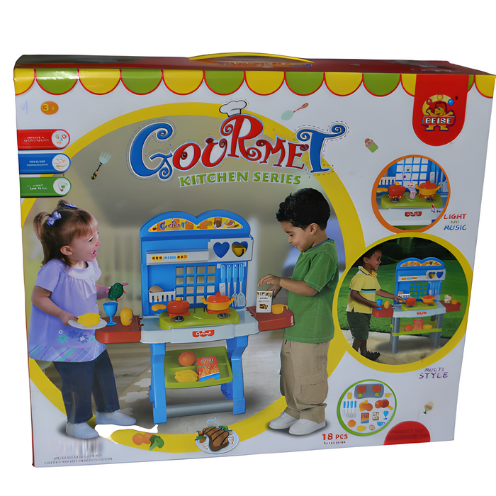 Govrmet Kitchen Set With Light & Sound